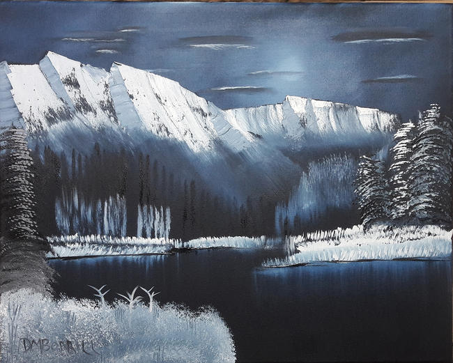 Moonlit Mountains