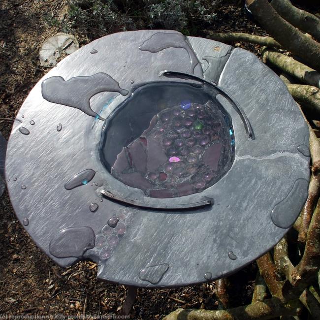 Bird Bath from the Shingle Dreaming Spring Collection