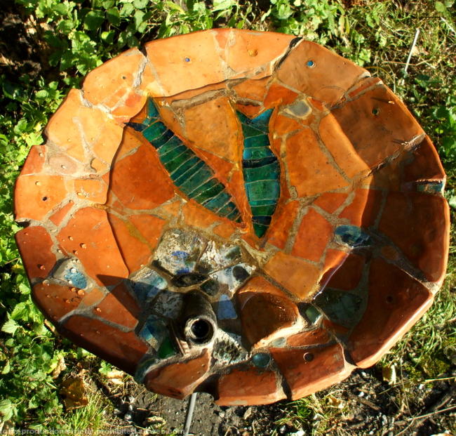 Bird Bath: Two Fish