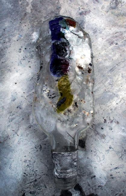 Slumped glass object