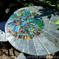 Garden furniture: Ammonite patio set