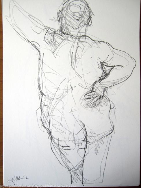 Pete, back, hand on hip
