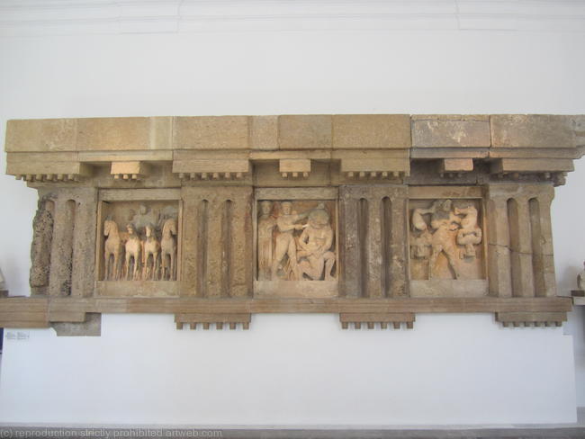 very old greek stuff selinunte metopes