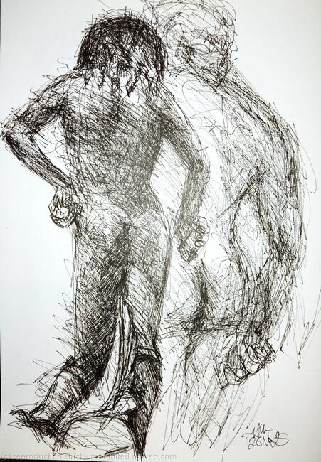 V&A Cast Courts Michelangelo David Donatello David 1