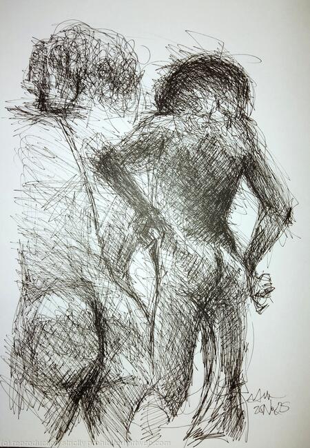 V&A Cast Courts Michelangelo David Donatello David 2