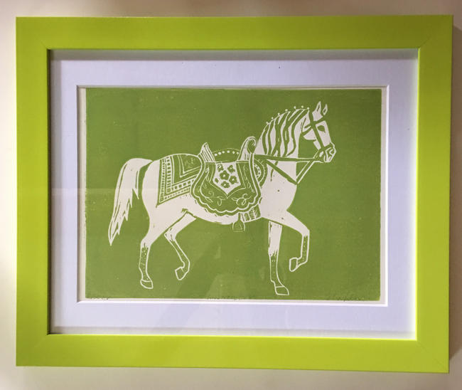 Marwari Horse - Green
