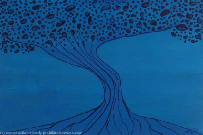 Blue tree