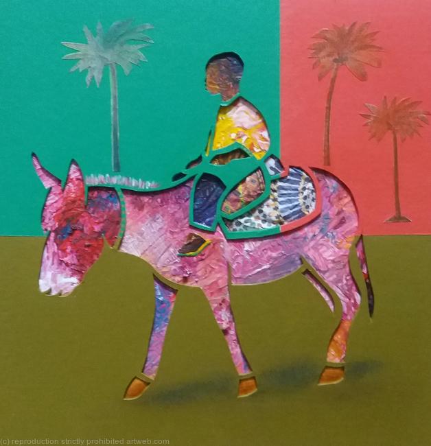 The Boy on the pink Donkey