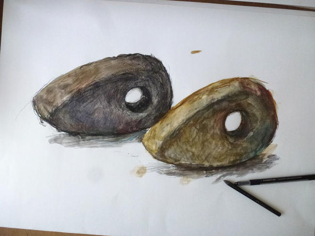 stone axe heads may be Neolithic so may be over 4,000 years old