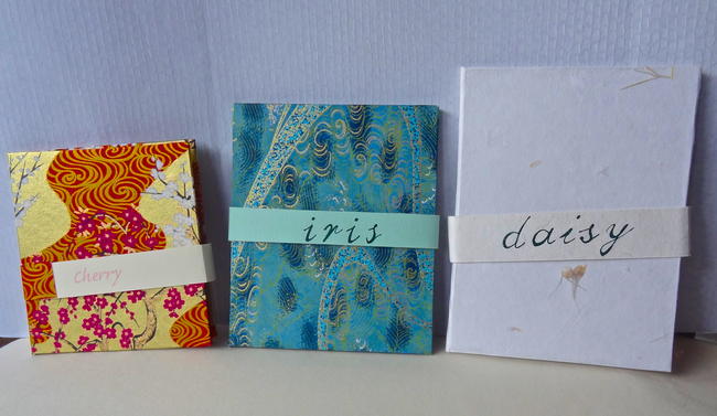 Iris, Daisy, Cherry, Holly and Hope