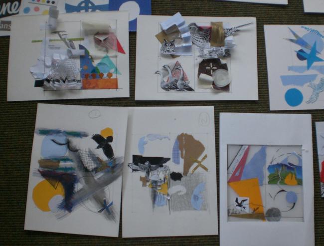 Selection of finished work