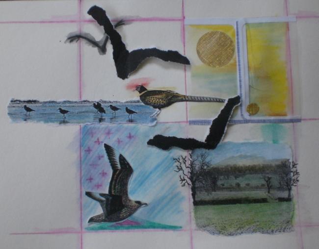 Finished Work with Pheasant