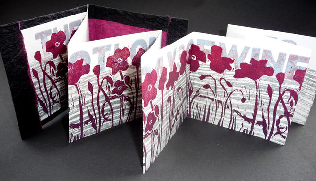 Days of Wine & Roses ... Letterpress & Linocut Book by Heather Prescott
