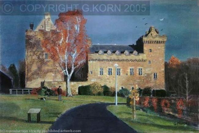 Dean Castle in Autumn