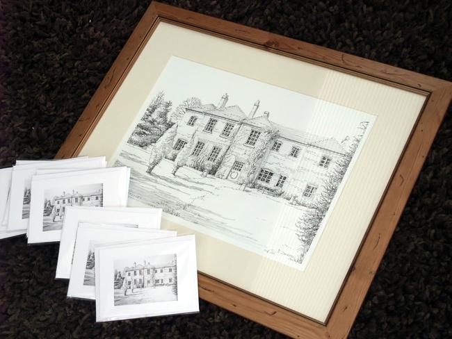 Example of a house comission with 10 cards. cards with your own wording such as happy birthday