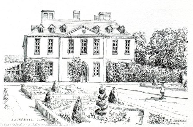 Squerryes court kent greeting or thankyou card