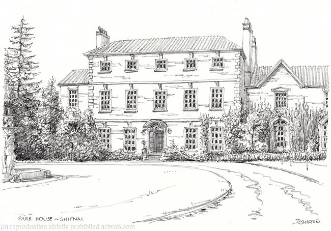 Park House Hotel Shifnal greeting cards that can be personalised with your short message