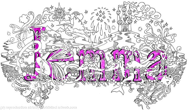 Jemma name art scan so you can print yourself