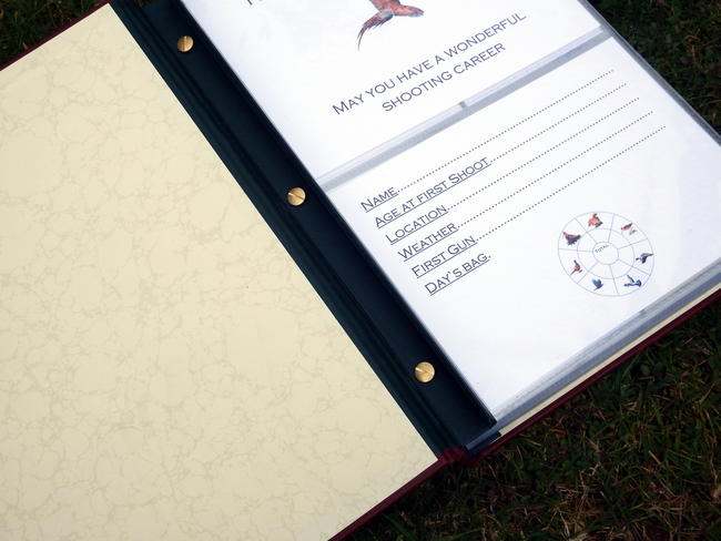 Handmade shoot card record album