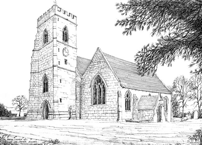 Kinver Church St Peter's Staffordshire
