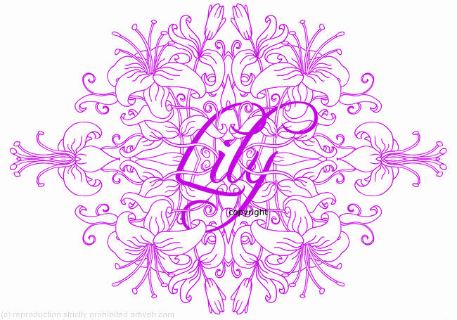 Any name any flower design as a scan for your own use