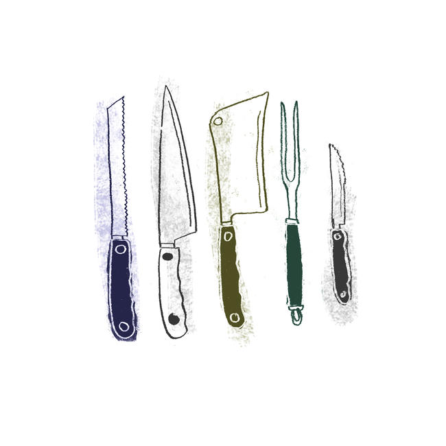 Kitchen knives
