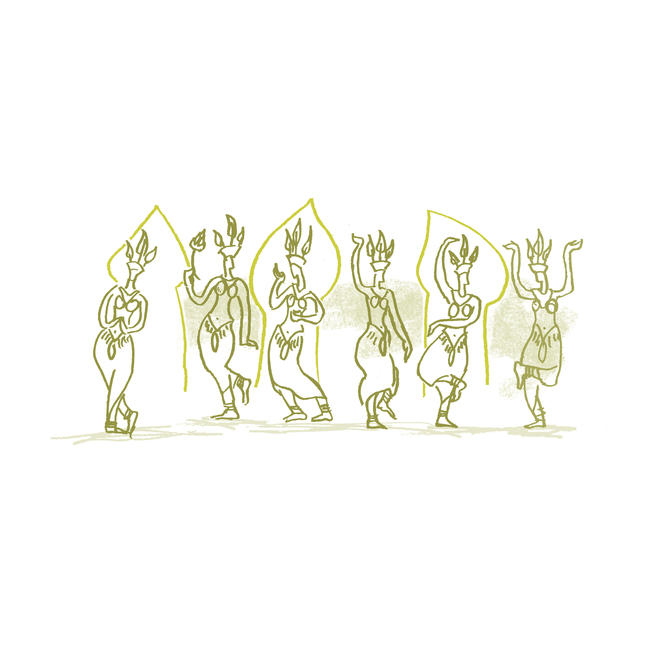 temple dancers