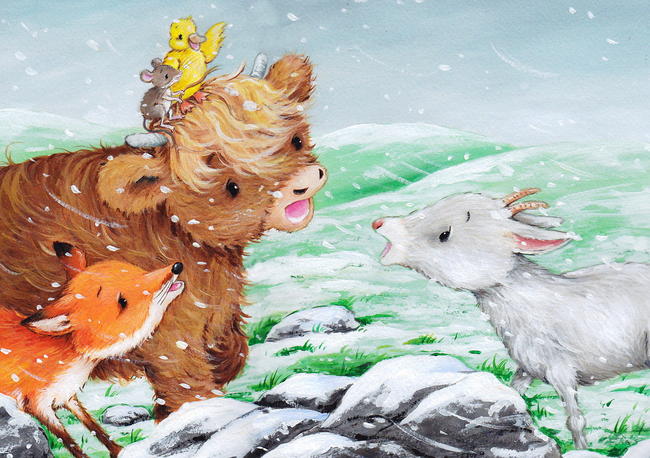 Harry the Highlander and friends (from 'Harry The Highlander', GW Publishing)