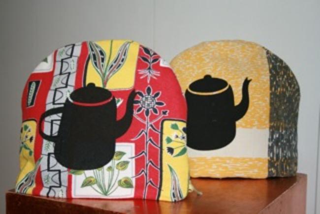 Tea cosies, Tea pot print