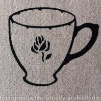 detail, Rose Teacup