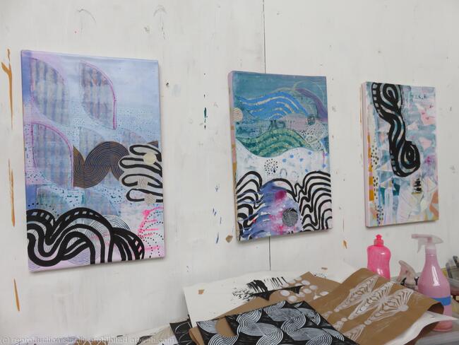 Studio Painting in progress June 2025