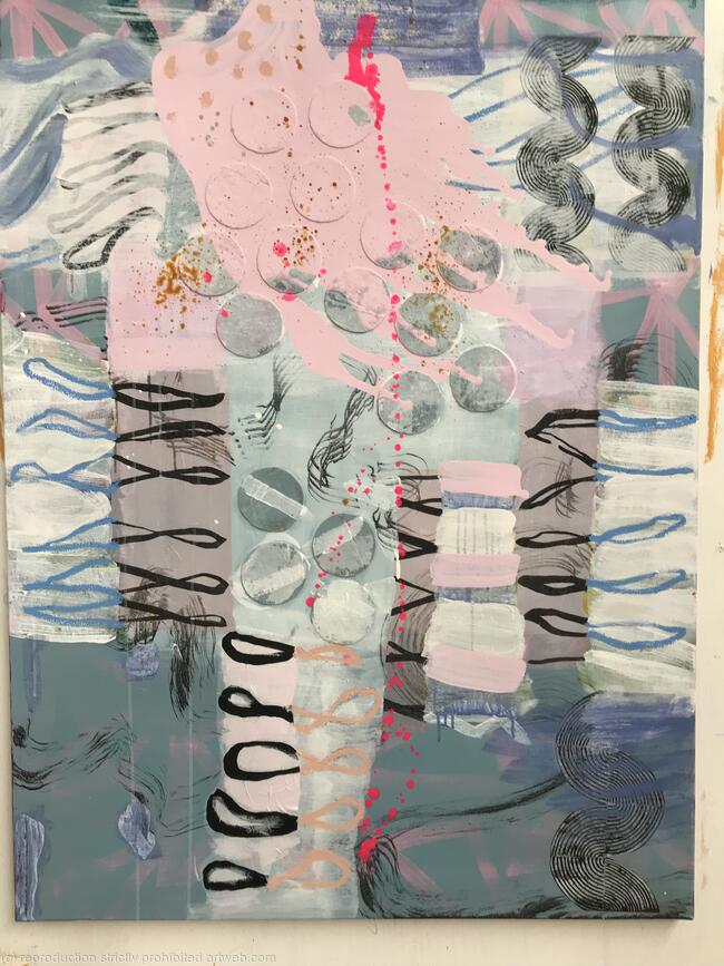 Out of Order painting in progress July 2025
