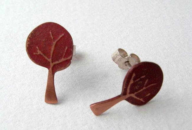 copper tree studs