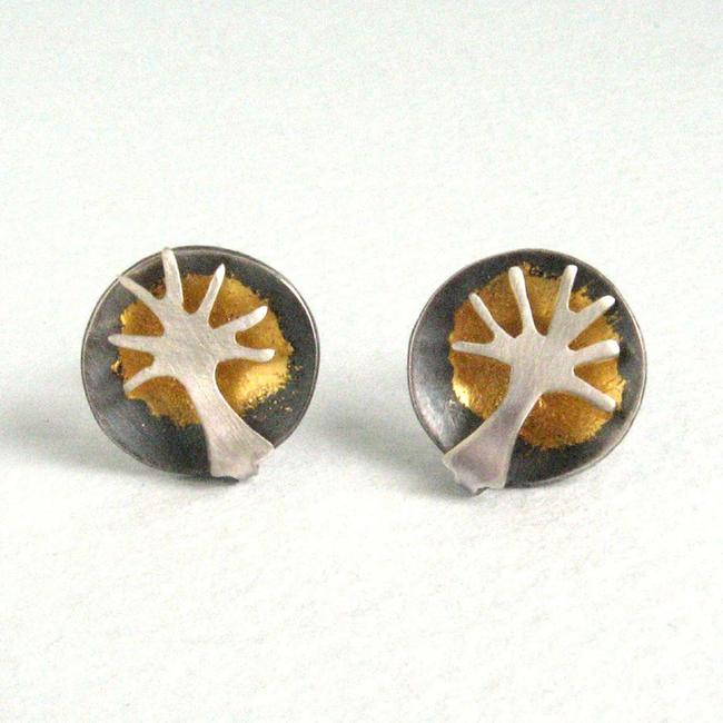 tree dome earrings
