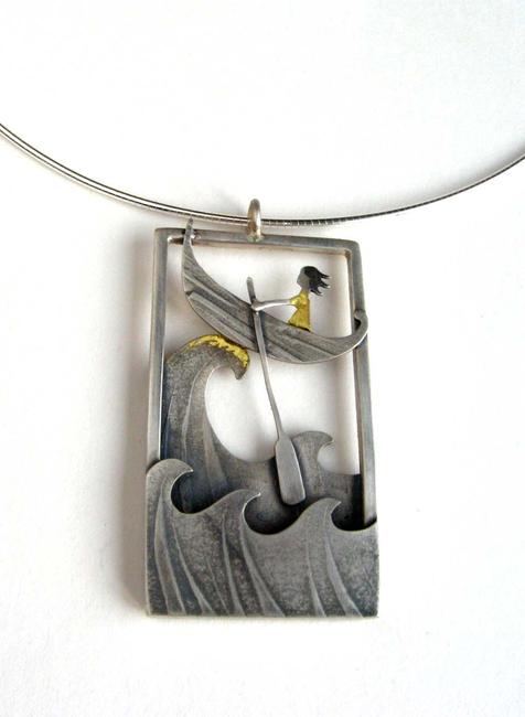 crest of wave pendant