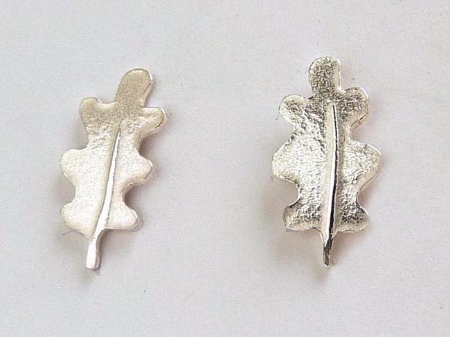 Oak leaf earrings