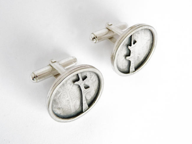 Birch Cufflinks (positive)