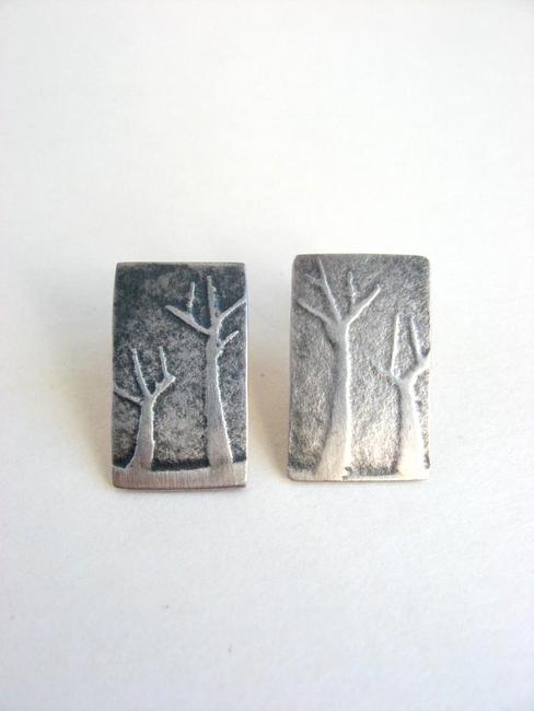 two trees earrings