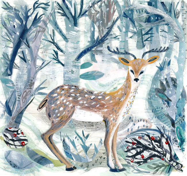 winter deer