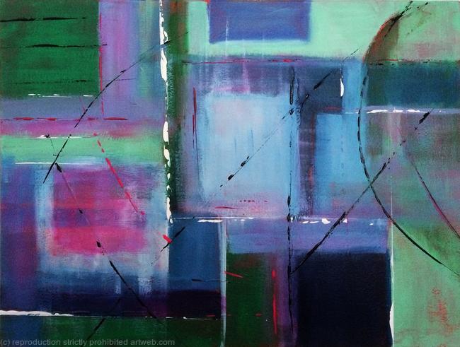 Urban Abstract in Blue