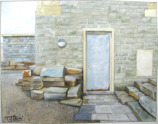 Door With Rocks