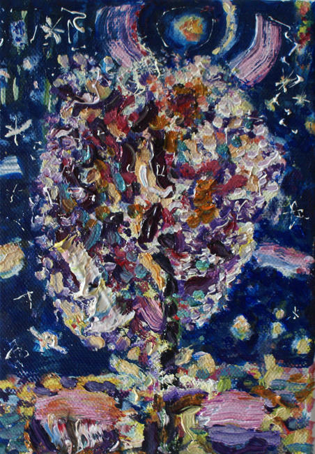 Blossom Tree At Night