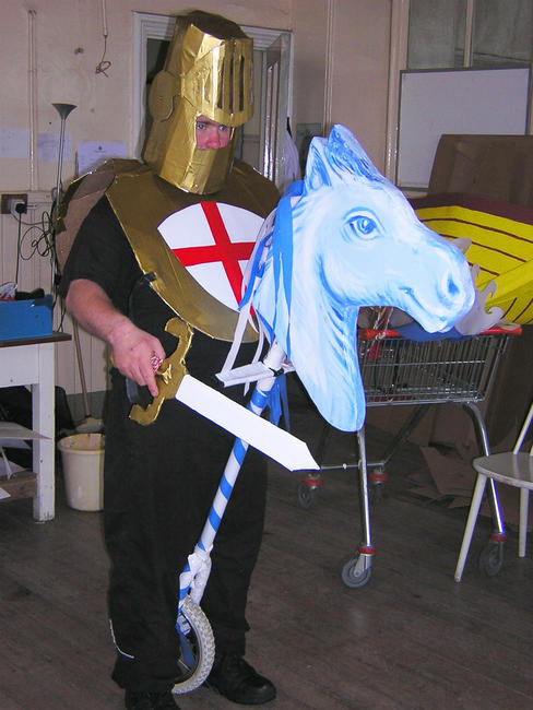 St George on hobby horse