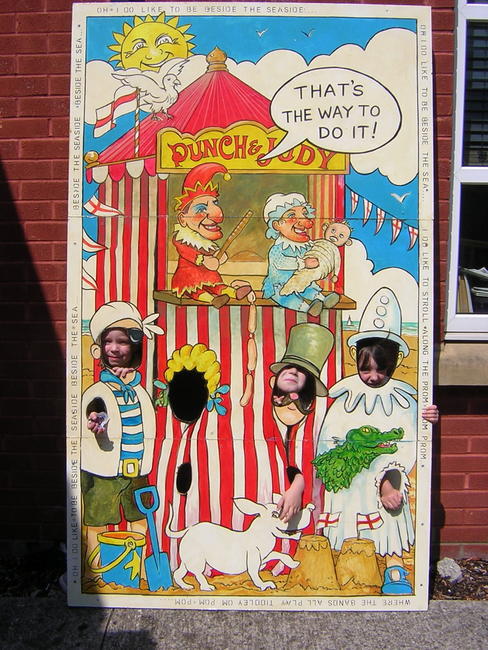 seaside postcard