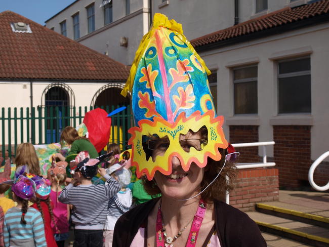 April Fools mask - Foredyke Primary carnival
