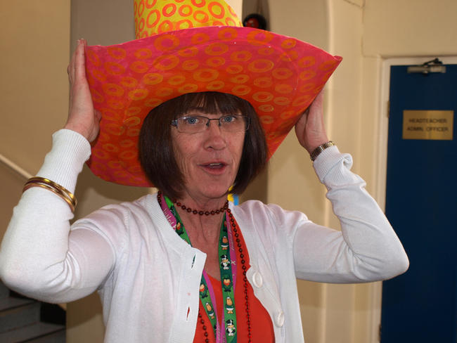big hat for Foredyke Primary carnival