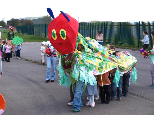 hungry caterpillar at Foredyke primary