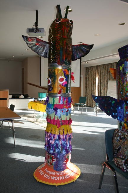 Autism awareness totem -