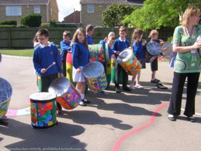 Drum band at westfield primary
