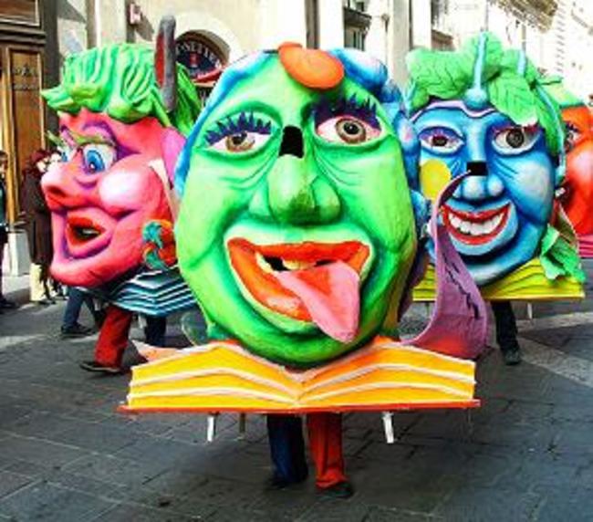 walk about figures European carnival